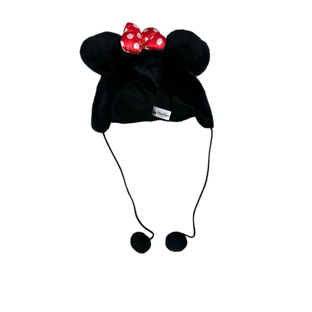 Disney Black Fuzzy Hat